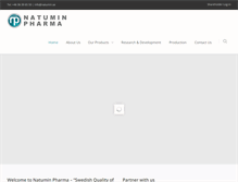 Tablet Screenshot of natumin.com